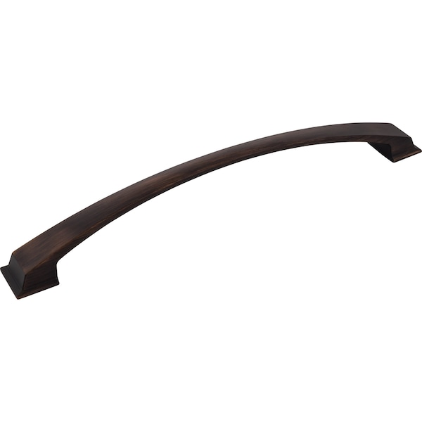 Jeffrey Alexander 12" Center-to-Center Brushed Oil Rubbed Bronze Arched Roman Appliance Handle 944-12DBAC - main